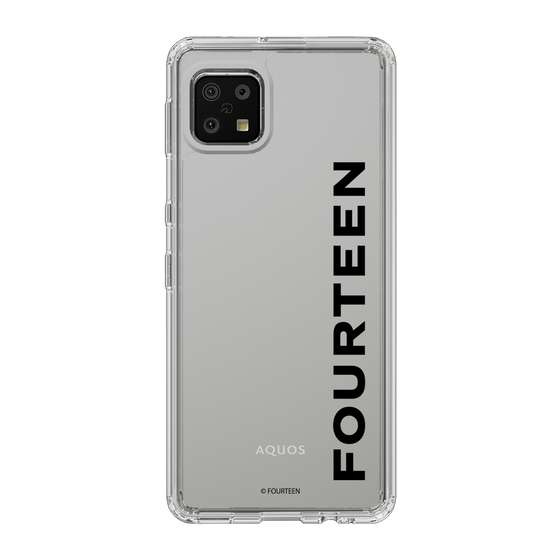 スリムプロテクションケース［ フォーティーン - フォーティーンロゴ - クリア ］