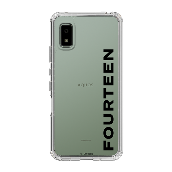 スリムプロテクションケース［ フォーティーン - フォーティーンロゴ - クリア ］