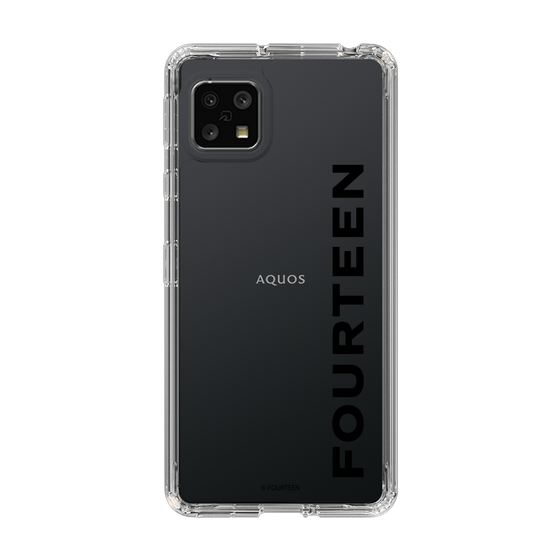 スリムプロテクションケース［ フォーティーン - フォーティーンロゴ - クリア ］