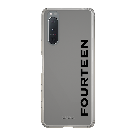 スリムプロテクションケース［ フォーティーン - フォーティーンロゴ - クリア ］