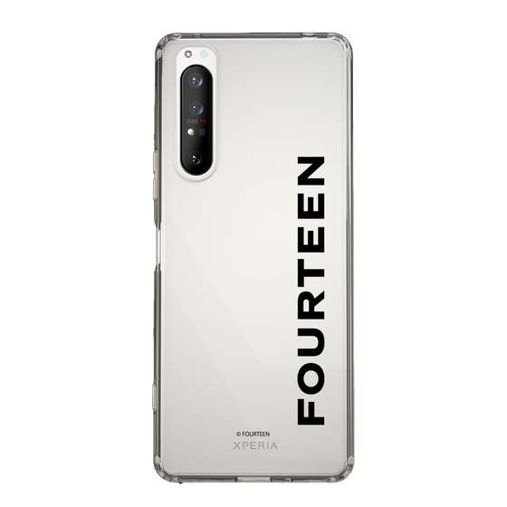 スリムプロテクションケース［ フォーティーン - フォーティーンロゴ - クリア ］