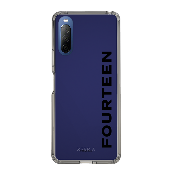 スリムプロテクションケース［ フォーティーン - フォーティーンロゴ - クリア ］