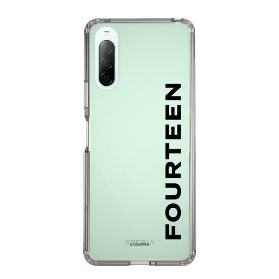 スリムプロテクションケース［ フォーティーン - フォーティーンロゴ - クリア ］