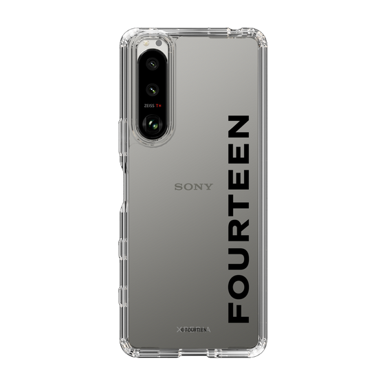 スリムプロテクションケース［ フォーティーン - フォーティーンロゴ - クリア ］