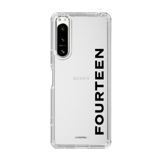 スリムプロテクションケース［ フォーティーン - フォーティーンロゴ - クリア ］