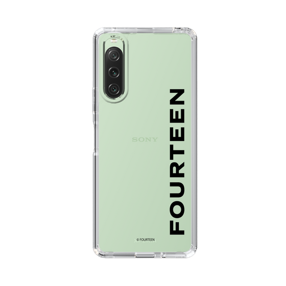 スリムプロテクションケース［ フォーティーン - フォーティーンロゴ - クリア ］