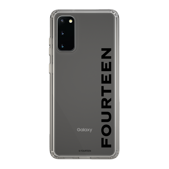 スリムプロテクションケース［ フォーティーン - フォーティーンロゴ - クリア ］