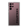 スリムプロテクションケース［ フォーティーン - フォーティーンロゴ - クリア ］