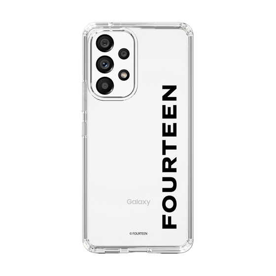 スリムプロテクションケース［ フォーティーン - フォーティーンロゴ - クリア ］