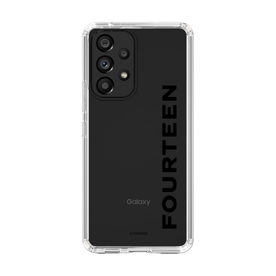 スリムプロテクションケース［ フォーティーン - フォーティーンロゴ - クリア ］