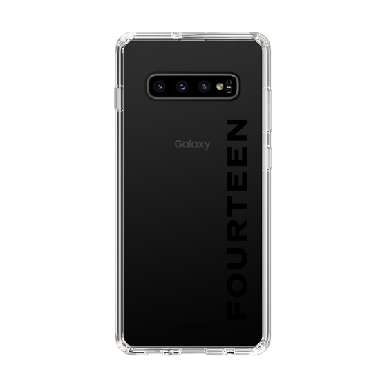 スリムプロテクションケース［ フォーティーン - フォーティーンロゴ - クリア ］