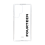 スリムプロテクションケース［ フォーティーン - フォーティーンロゴ - クリア ］