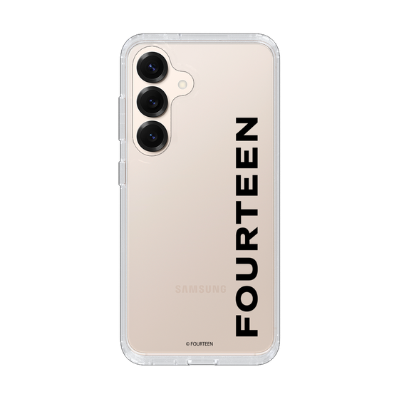 スリムプロテクションケース［ フォーティーン - フォーティーンロゴ - クリア ］