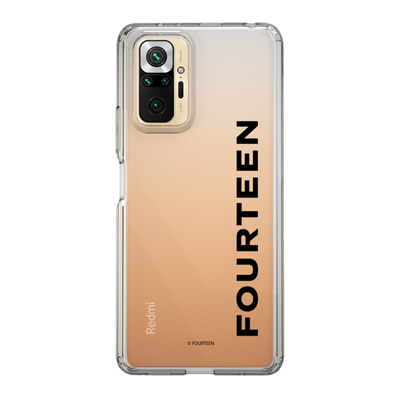 スリムプロテクションケース［ フォーティーン - フォーティーンロゴ - クリア ］