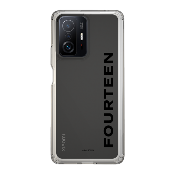 スリムプロテクションケース［ フォーティーン - フォーティーンロゴ - クリア ］