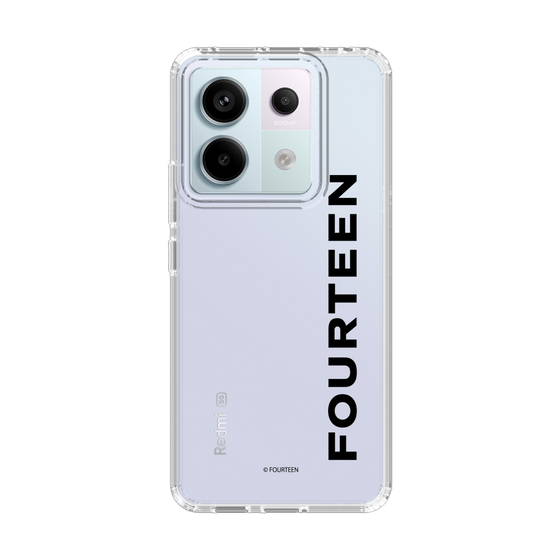 スリムプロテクションケース［ フォーティーン - フォーティーンロゴ - クリア ］