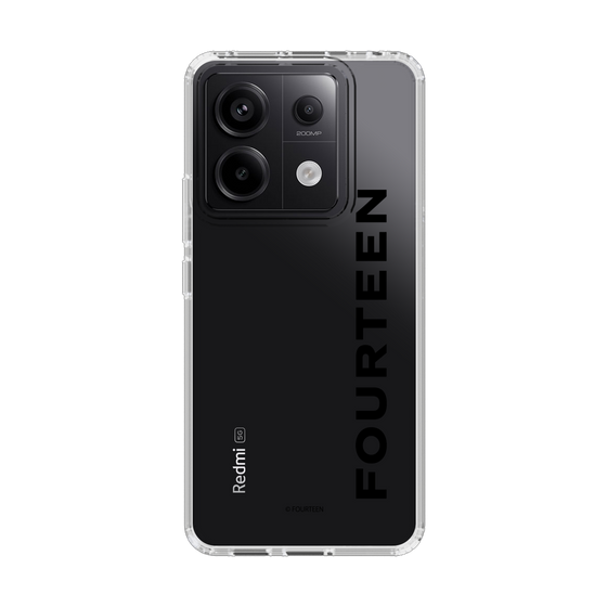 スリムプロテクションケース［ フォーティーン - フォーティーンロゴ - クリア ］