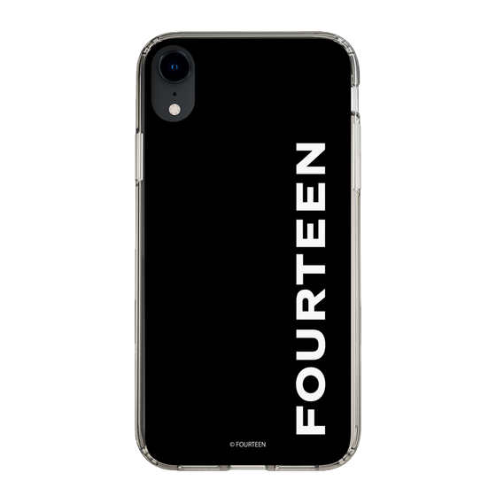 スリムプロテクションケース［ フォーティーン - フォーティーンロゴ - ブラック ］