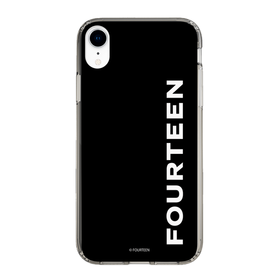 スリムプロテクションケース［ フォーティーン - フォーティーンロゴ - ブラック ］