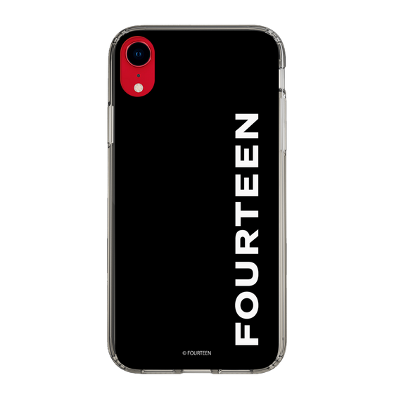 スリムプロテクションケース［ フォーティーン - フォーティーンロゴ - ブラック ］