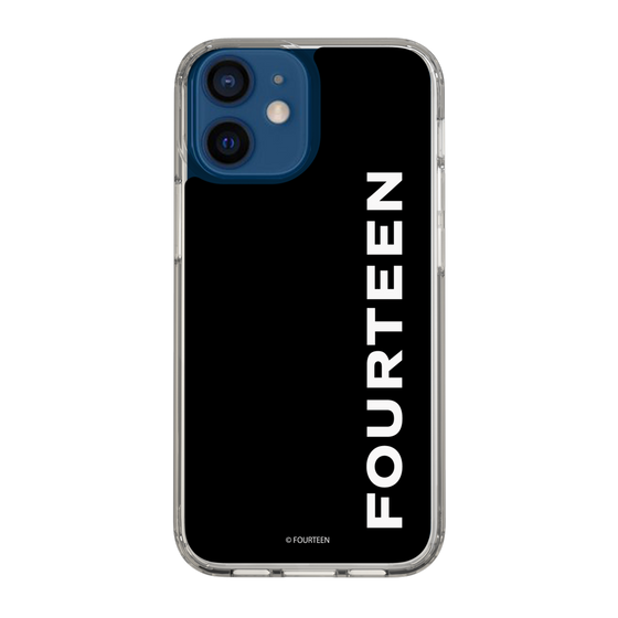 スリムプロテクションケース［ フォーティーン - フォーティーンロゴ - ブラック ］