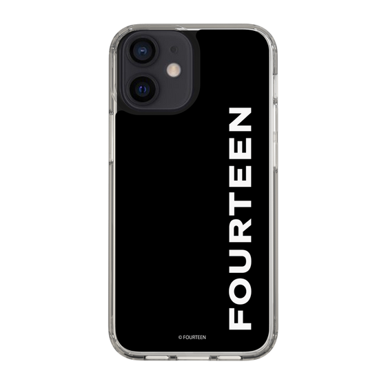 スリムプロテクションケース［ フォーティーン - フォーティーンロゴ - ブラック ］