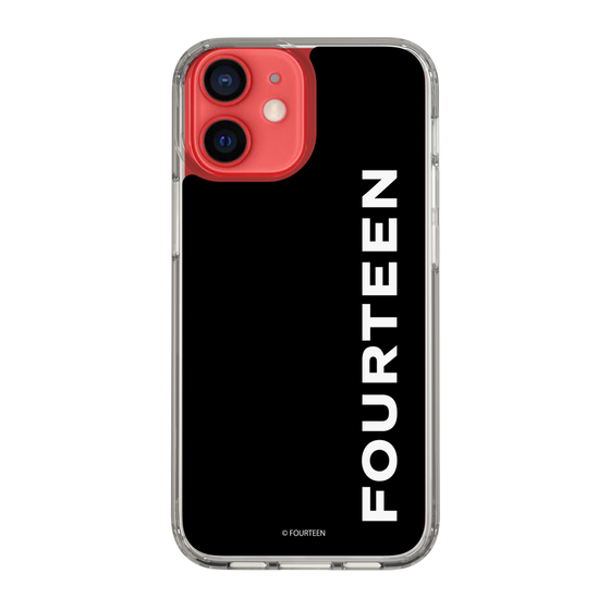 スリムプロテクションケース［ フォーティーン - フォーティーンロゴ - ブラック ］