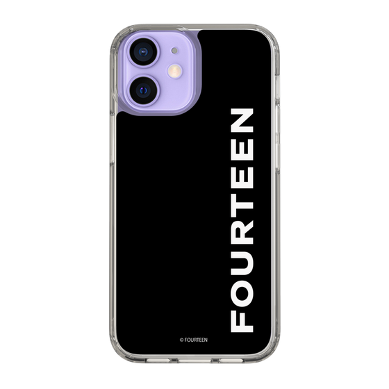 スリムプロテクションケース［ フォーティーン - フォーティーンロゴ - ブラック ］