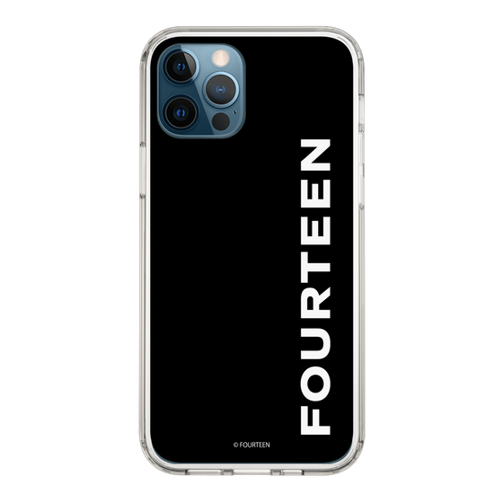 スリムプロテクションケース［ フォーティーン - フォーティーンロゴ - ブラック ］