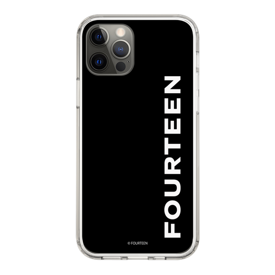 スリムプロテクションケース［ フォーティーン - フォーティーンロゴ - ブラック ］