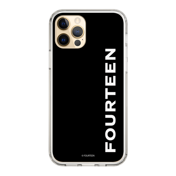 スリムプロテクションケース［ フォーティーン - フォーティーンロゴ - ブラック ］