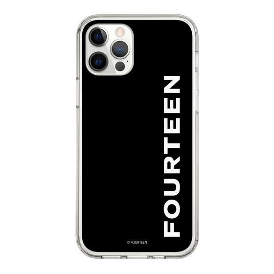 スリムプロテクションケース［ フォーティーン - フォーティーンロゴ - ブラック ］