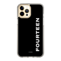 スリムプロテクションケース［ フォーティーン - フォーティーンロゴ - ブラック ］