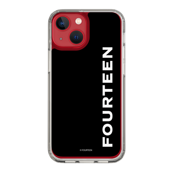 スリムプロテクションケース［ フォーティーン - フォーティーンロゴ - ブラック ］