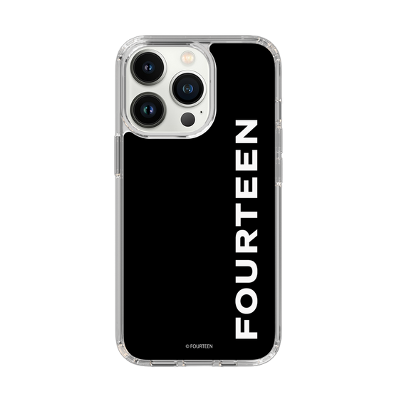 スリムプロテクションケース［ フォーティーン - フォーティーンロゴ - ブラック ］