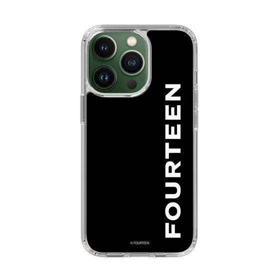 スリムプロテクションケース［ フォーティーン - フォーティーンロゴ - ブラック ］