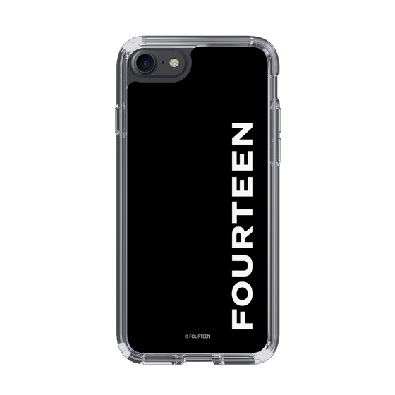 スリムプロテクションケース［ フォーティーン - フォーティーンロゴ - ブラック ］