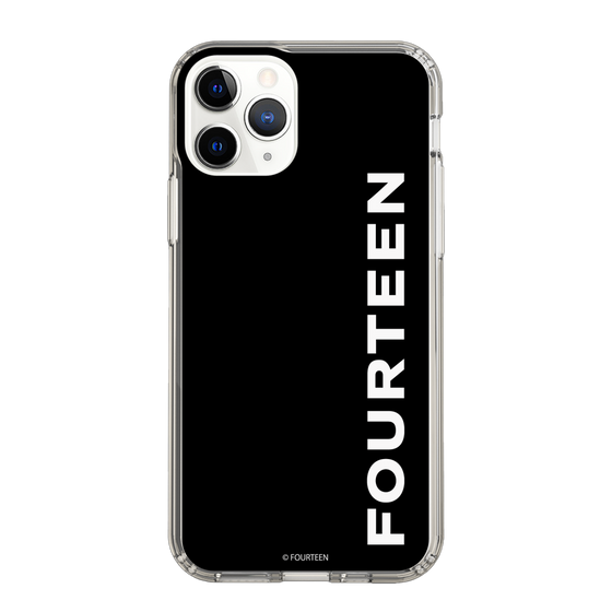 スリムプロテクションケース［ フォーティーン - フォーティーンロゴ - ブラック ］