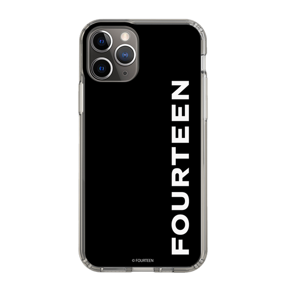 スリムプロテクションケース［ フォーティーン - フォーティーンロゴ - ブラック ］