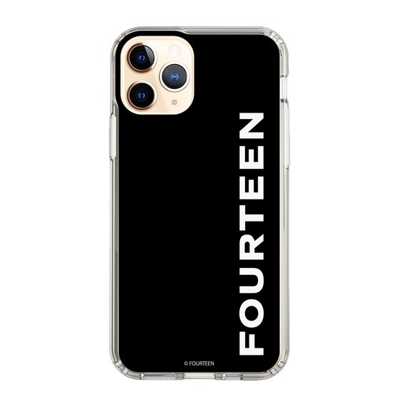 スリムプロテクションケース［ フォーティーン - フォーティーンロゴ - ブラック ］