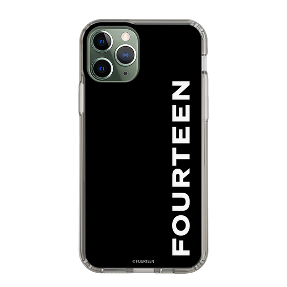 スリムプロテクションケース［ フォーティーン - フォーティーンロゴ - ブラック ］