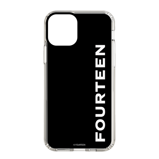 スリムプロテクションケース［ フォーティーン - フォーティーンロゴ - ブラック ］