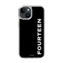 スリムプロテクションケース［ フォーティーン - フォーティーンロゴ - ブラック ］