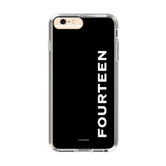 スリムプロテクションケース［ フォーティーン - フォーティーンロゴ - ブラック ］