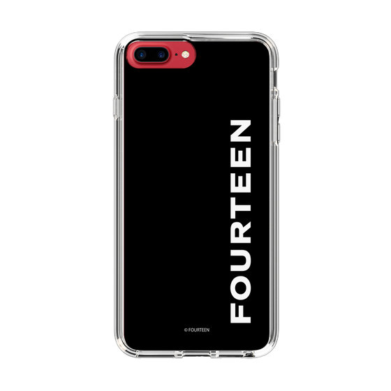 スリムプロテクションケース［ フォーティーン - フォーティーンロゴ - ブラック ］