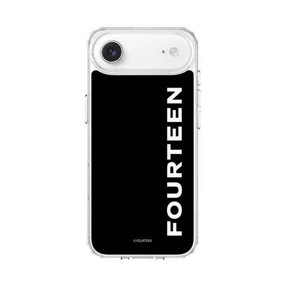 スリムプロテクションケース［ フォーティーン - フォーティーンロゴ - ブラック ］