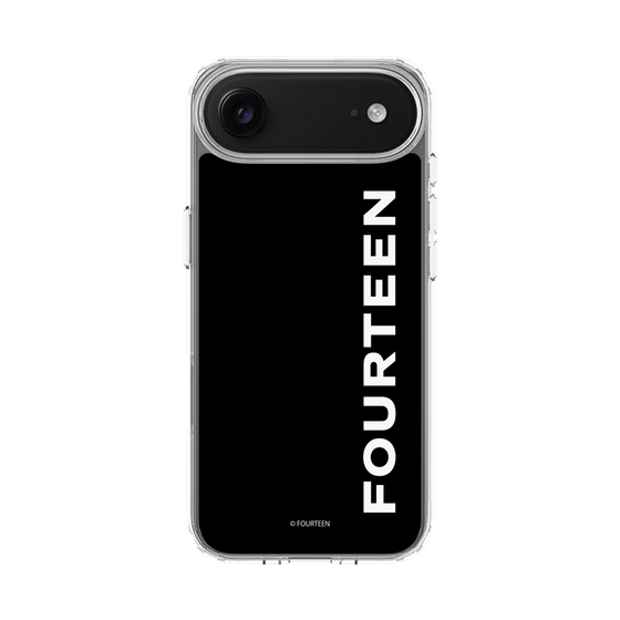 スリムプロテクションケース［ フォーティーン - フォーティーンロゴ - ブラック ］