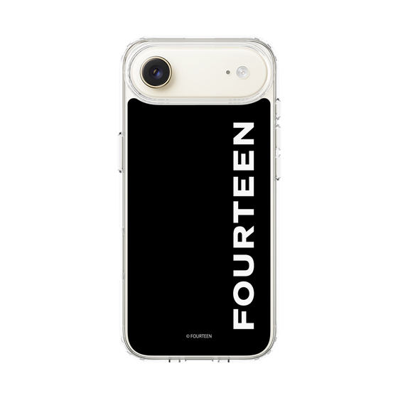 スリムプロテクションケース［ フォーティーン - フォーティーンロゴ - ブラック ］