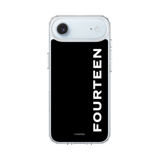 スリムプロテクションケース［ フォーティーン - フォーティーンロゴ - ブラック ］