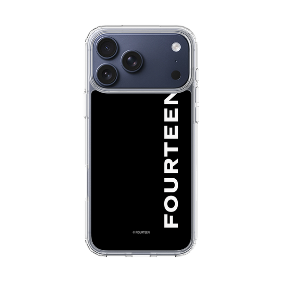 スリムプロテクションケース［ フォーティーン - フォーティーンロゴ - ブラック ］